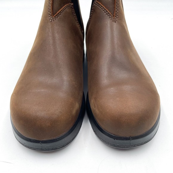 Blundstone 2250 Chelsea Boots Thermal Brown Leather Elastic Pull On Ankle Sz 8.5 - Picture 4 of 10
